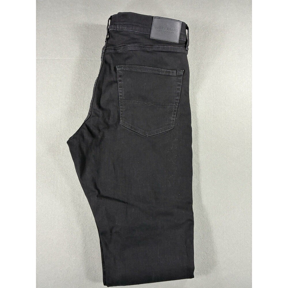 Lucky Brand 412 Athletic Slim Black Jeans Men’s 36x30 Stretch Denim Pants